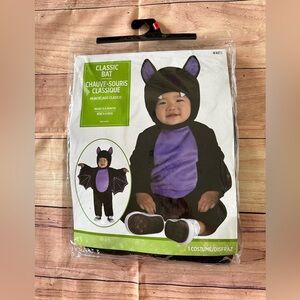 Classic Bat Baby Boy Costume Size 0-6 Months